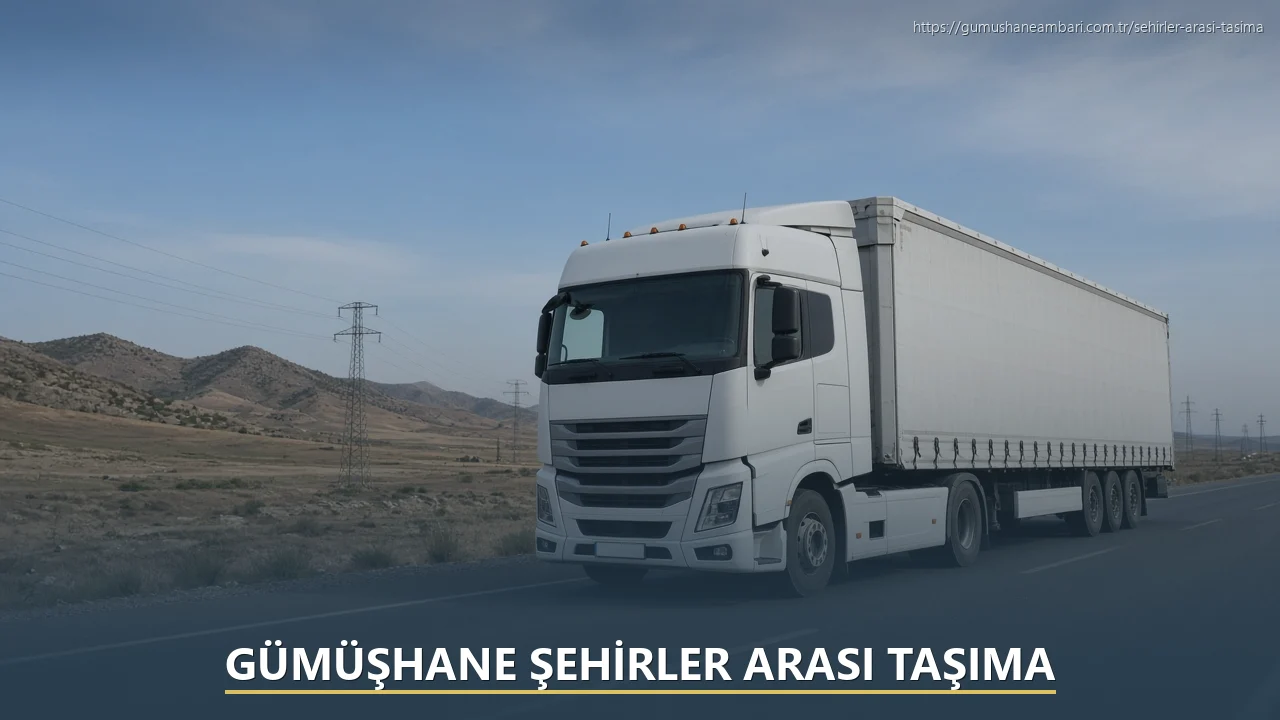 Gümüşhane Komple Yük Taşıma Planlama